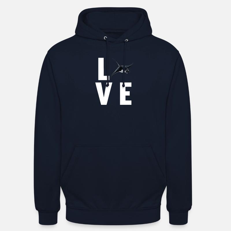 Rochen Mantarochen - Unisex Hoodie - Navy