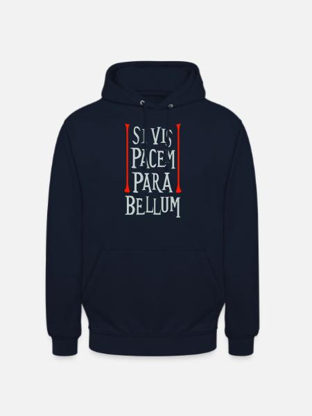 Si Vis Pacem Para Bellum - Unisex Hoodie - Navy