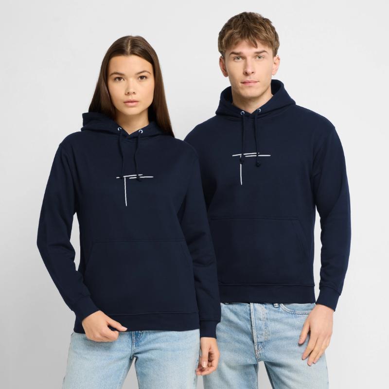 angular frame rounded vector design Unisex Hoodie