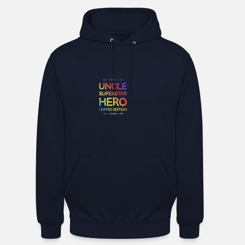 Bester Onkel Held Spruch - Unisex Hoodie - Navy