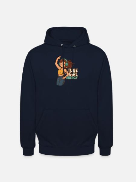 Tube Girl Energie - Unisex Hoodie - Navy