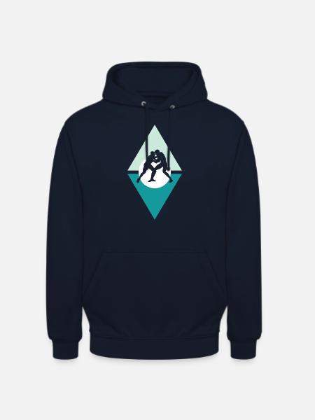 Wrestling Kampfkunst Wrestler - Unisex Hoodie - Navy