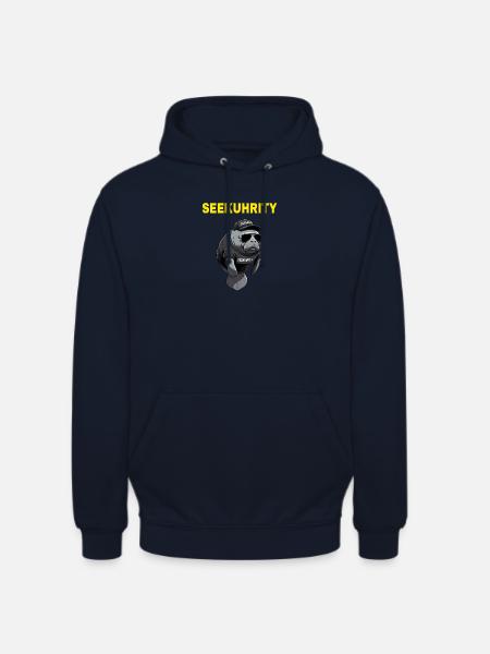 SEEKUHRITY - Security Seekuh Tier Motiv - Unisex Hoodie - Navy