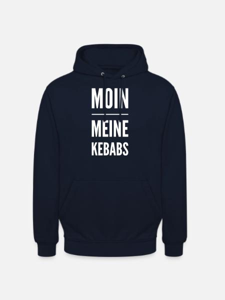 Moin meine Kebabs - Unisex Hoodie - Navy