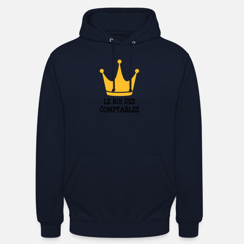comptable / comptabilité / argent / Finance / Euro - Sweat-shirt à capuche unisexe - marine