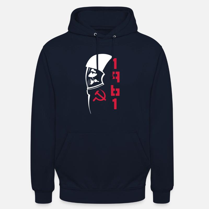 Yuri Gagarine Russie Poutine Russie - Sweat-shirt à capuche unisexe - marine