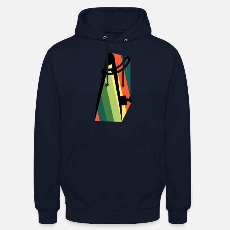 Construction d’une maison d’architecture - Sweat-shirt à capuche unisexe - marine