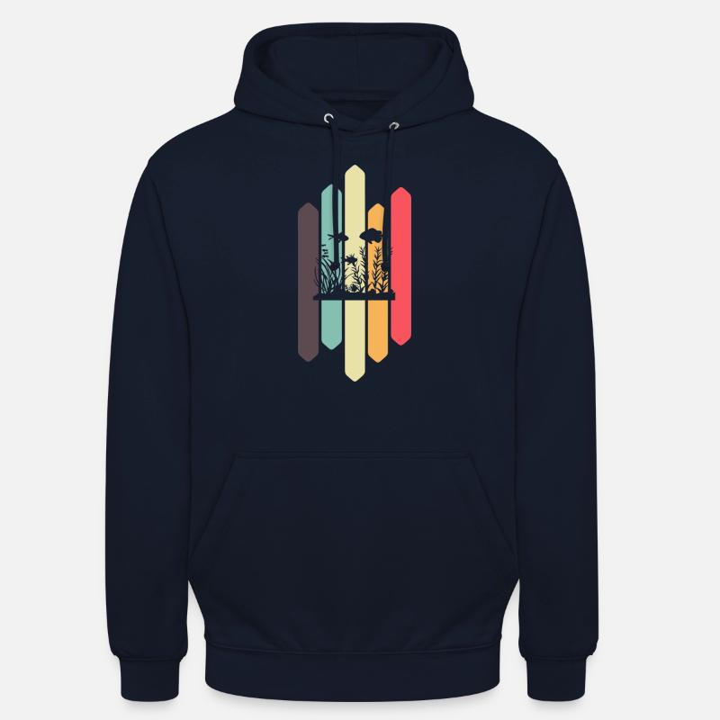 Créatures marines d’aquarium - Sweat-shirt à capuche unisexe - marine