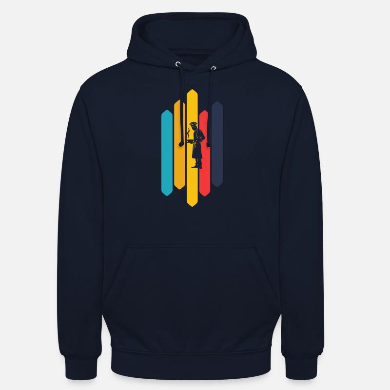 Cuisinier Hobby Chef - Sweat-shirt à capuche unisexe - marine