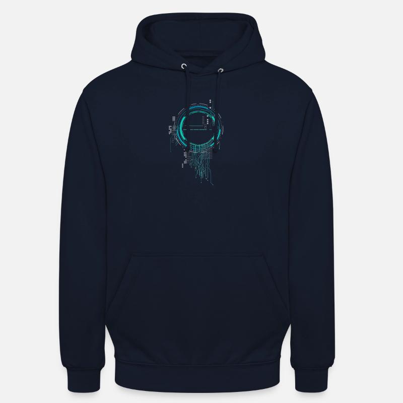 cpu pc nerd spaceship sci-fi core board lol cod Unisex Hoodie