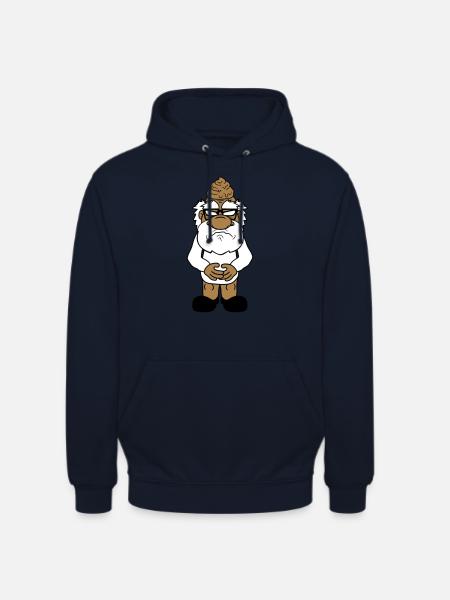 shit shit sour boese veraergert kot heap - Unisex Hoodie - navy