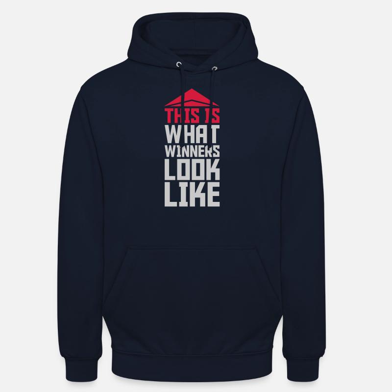 À quoi ressemblent les gagnants - Sweat-shirt à capuche unisexe - marine