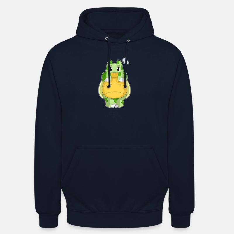 Tortue timide - Sweat-shirt à capuche unisexe - marine