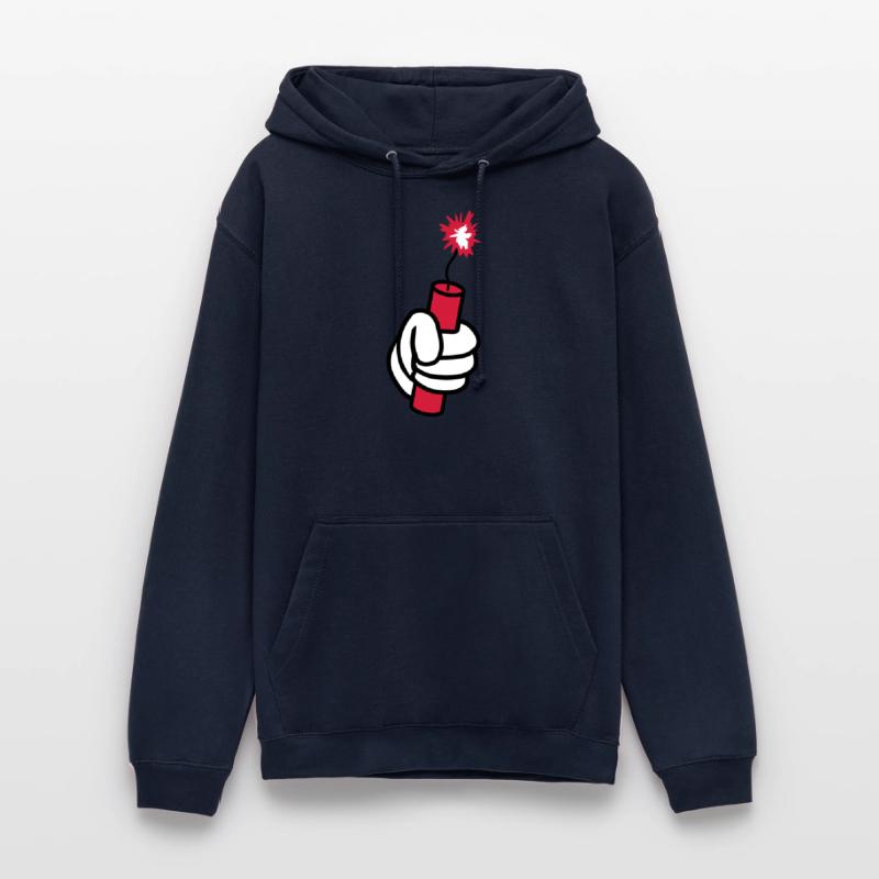 hand held tnt dynamite explode ex Unisex Hoodie