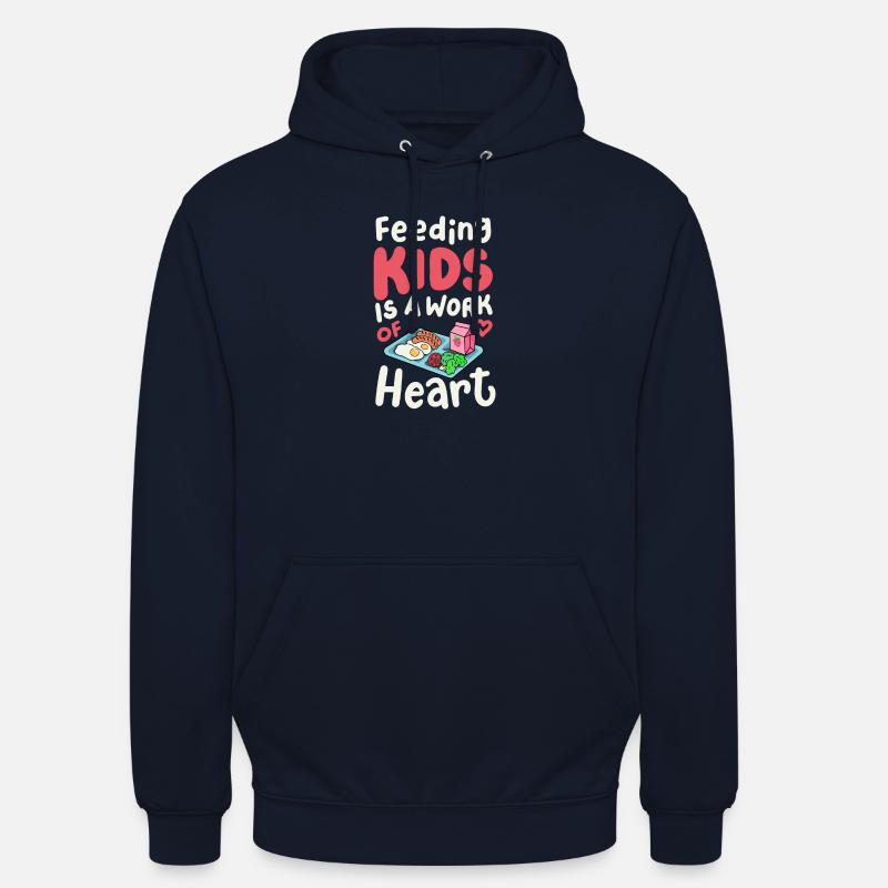 Cafeteria-Crew der Schulkantine - Unisex Hoodie - Navy