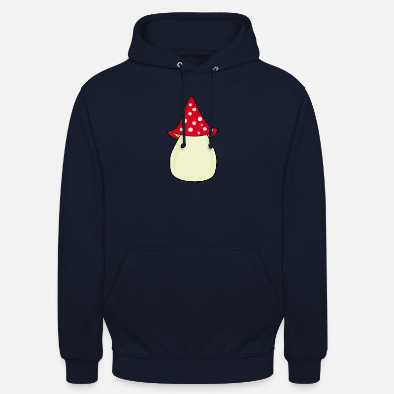 Mushroom Toadstool Pattern Personalizable Gift - Unisex Hoodie - navy