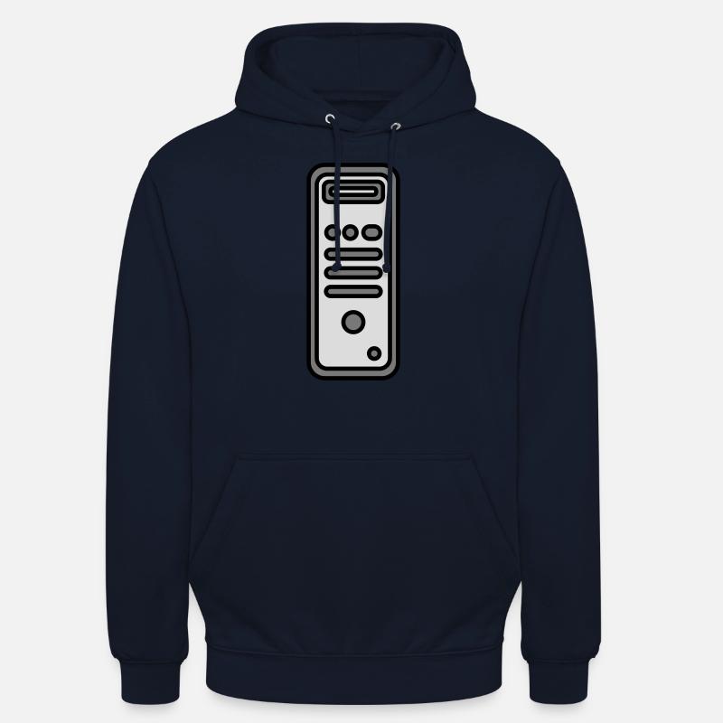 Gehäuse Computer Tower Icon - Unisex Hoodie - Navy