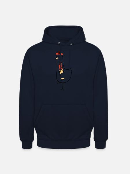 FrenchDuck - Unisex Hoodie - navy