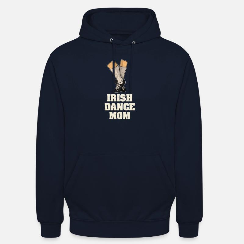 Danseuse Danseuse Danseuse irlandaise Danseuse - Sweat-shirt à capuche unisexe - marine