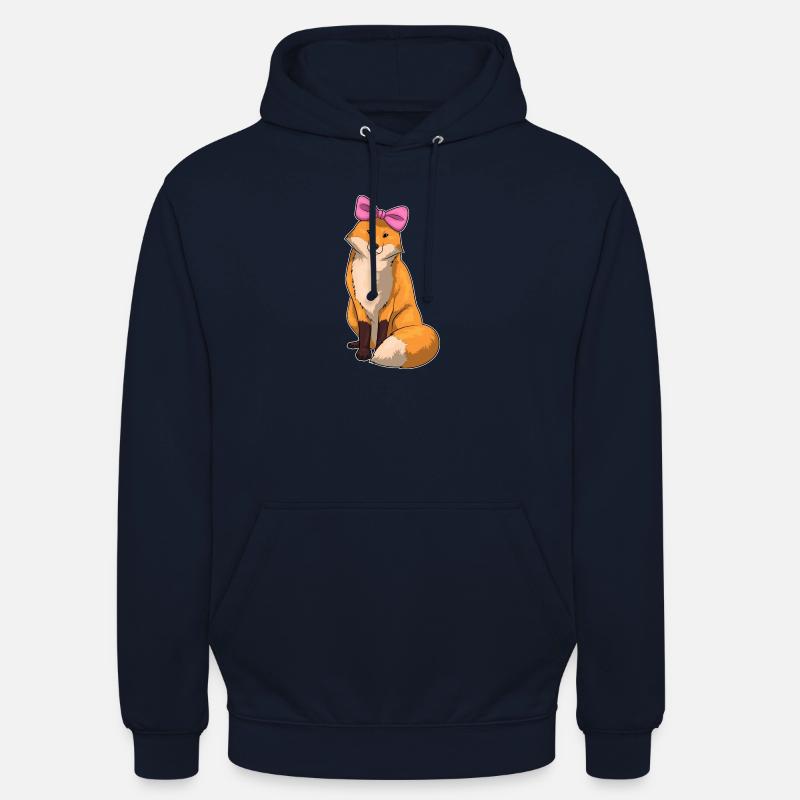 Fuchs Schleife - Unisex Hoodie - Navy