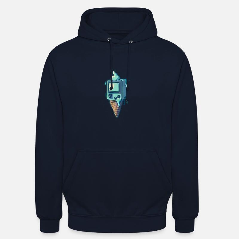 Handheld Ice Console - Unisex Hoodie - Navy