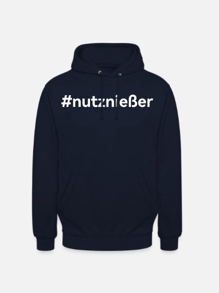 Nutzniesser - Unisex Hoodie - Navy