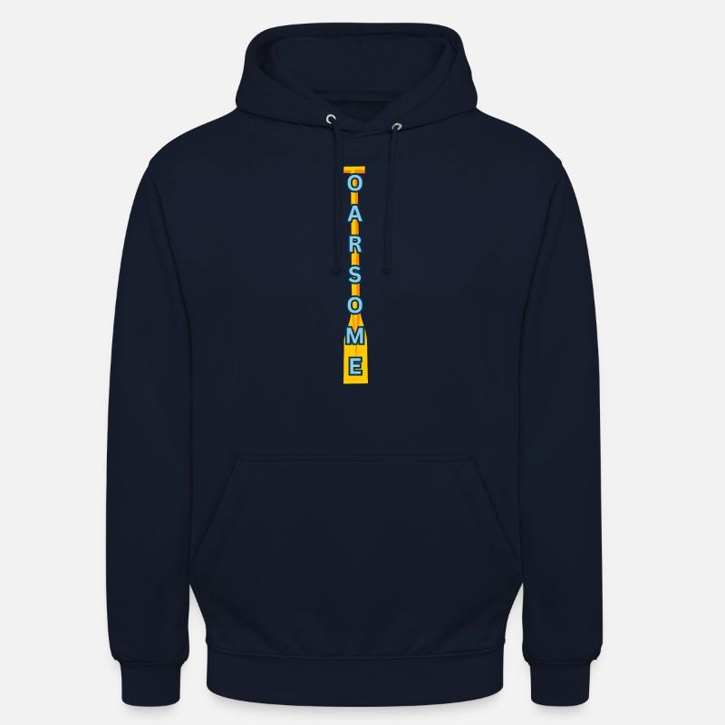 Conception d’aviron à rames - Sweat-shirt à capuche unisexe - marine