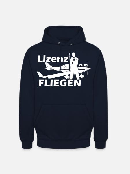 lizenz motorflug - Unisex Hoodie - Navy