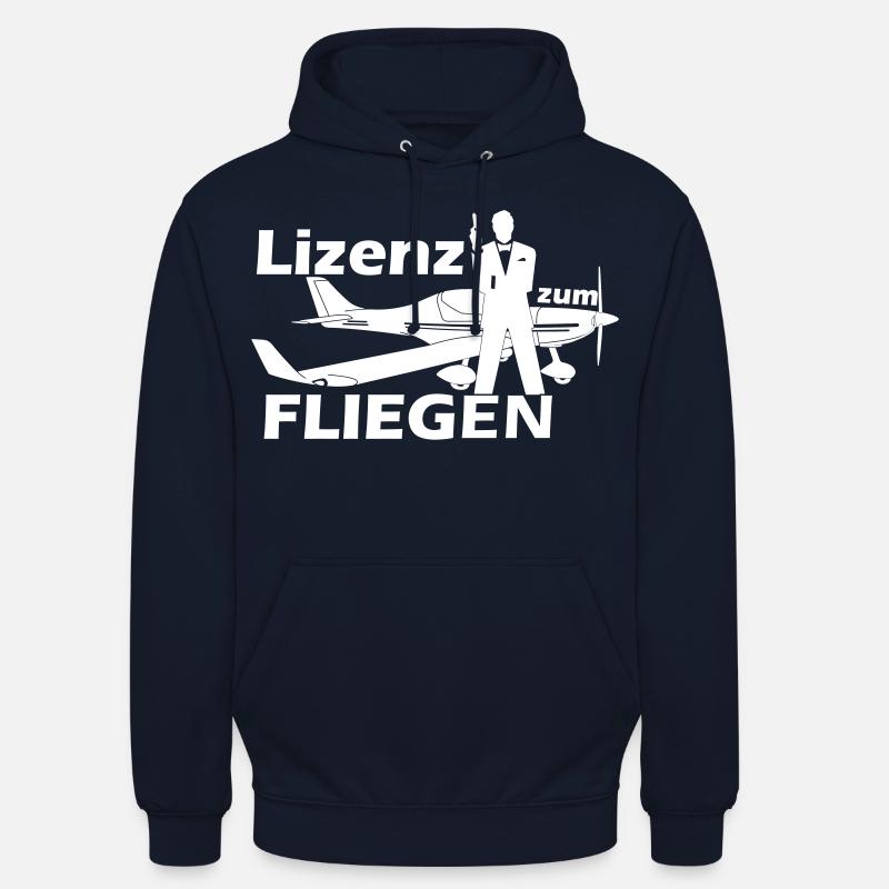 lizenz motorflug - Unisex Hoodie - Navy