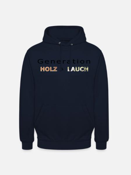 Generation Holz und Lauch - Unisex Hoodie - Navy
