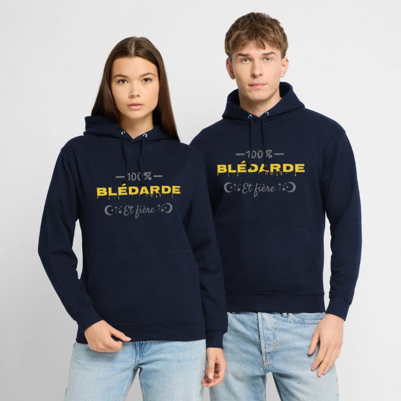 100% blédarde. Sweat-shirt à capuche unisexe