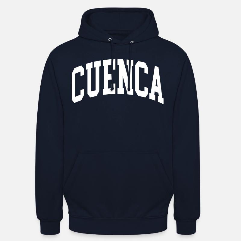 Cuenca - Sweat-shirt à capuche unisexe - marine