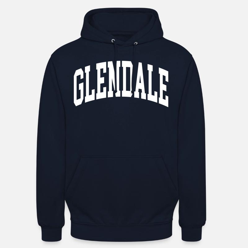 Glendale - Sweat-shirt à capuche unisexe - marine