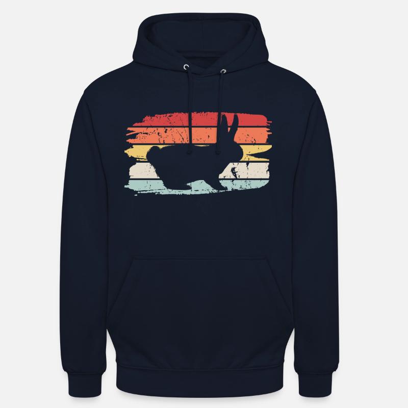 Lapin lapin - Sweat-shirt à capuche unisexe - marine