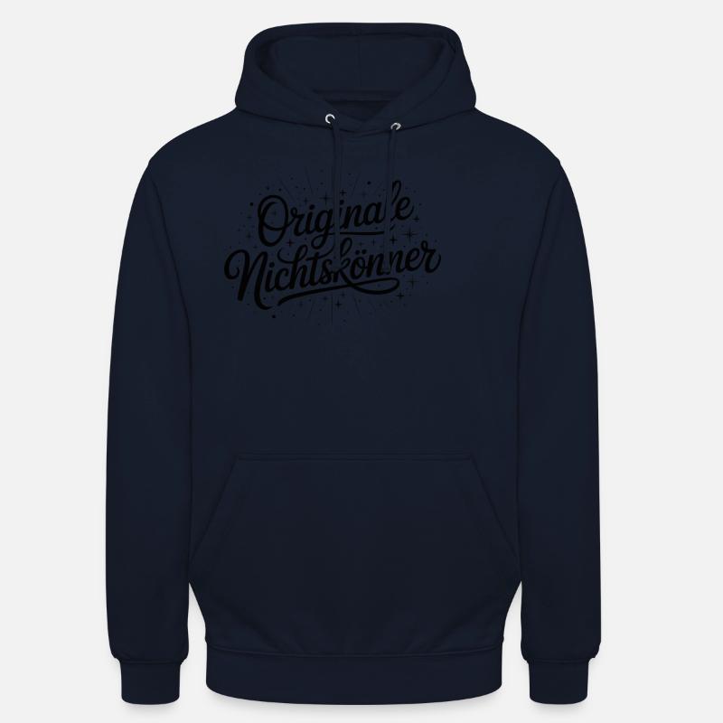Originale Nichtskönner - Deutsche Memes - Unisex Hoodie - Navy