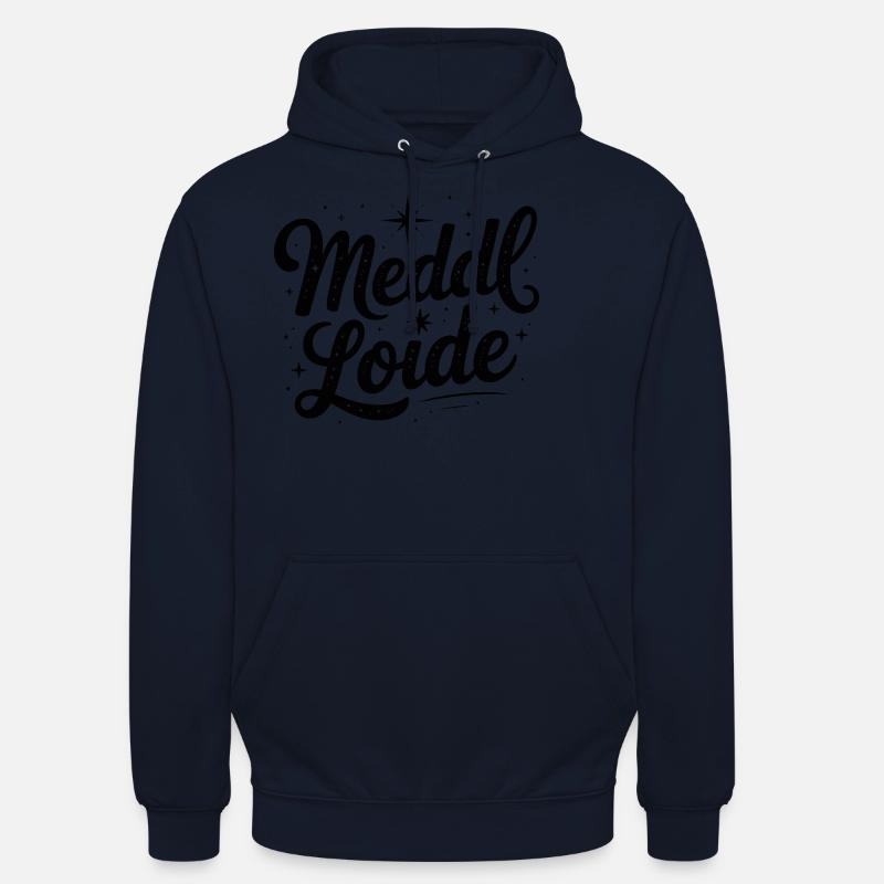 Meddl Loide - Mèmes Allemands - Sweat-shirt à capuche unisexe - marine