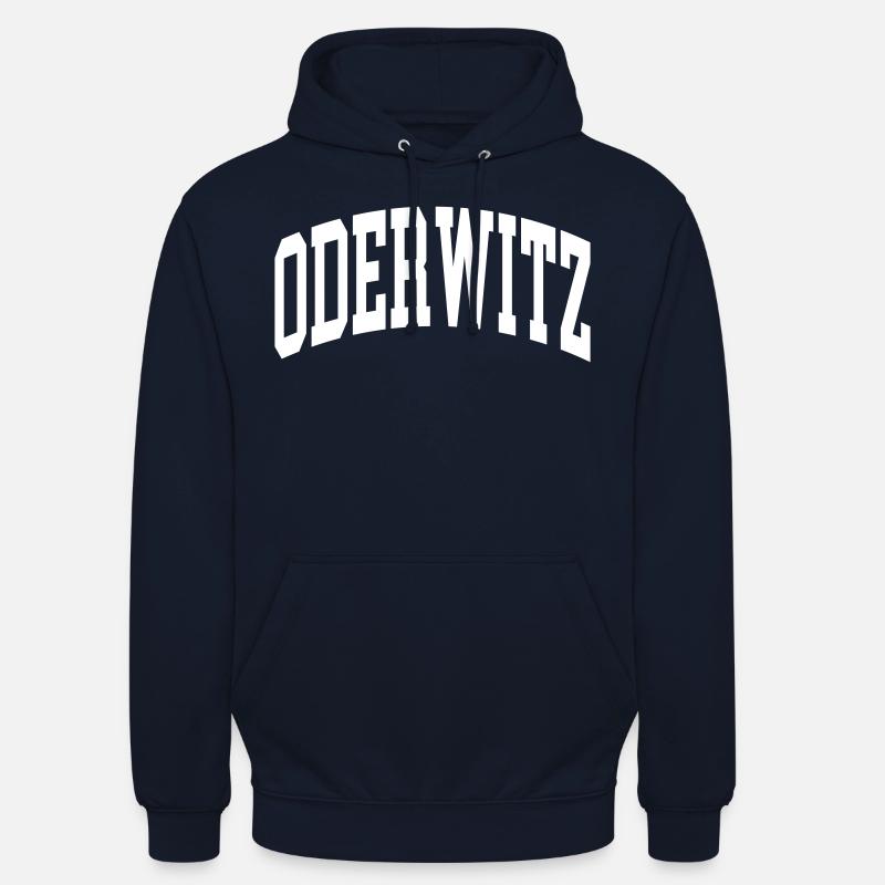Oderwitz - Sweat-shirt à capuche unisexe - marine