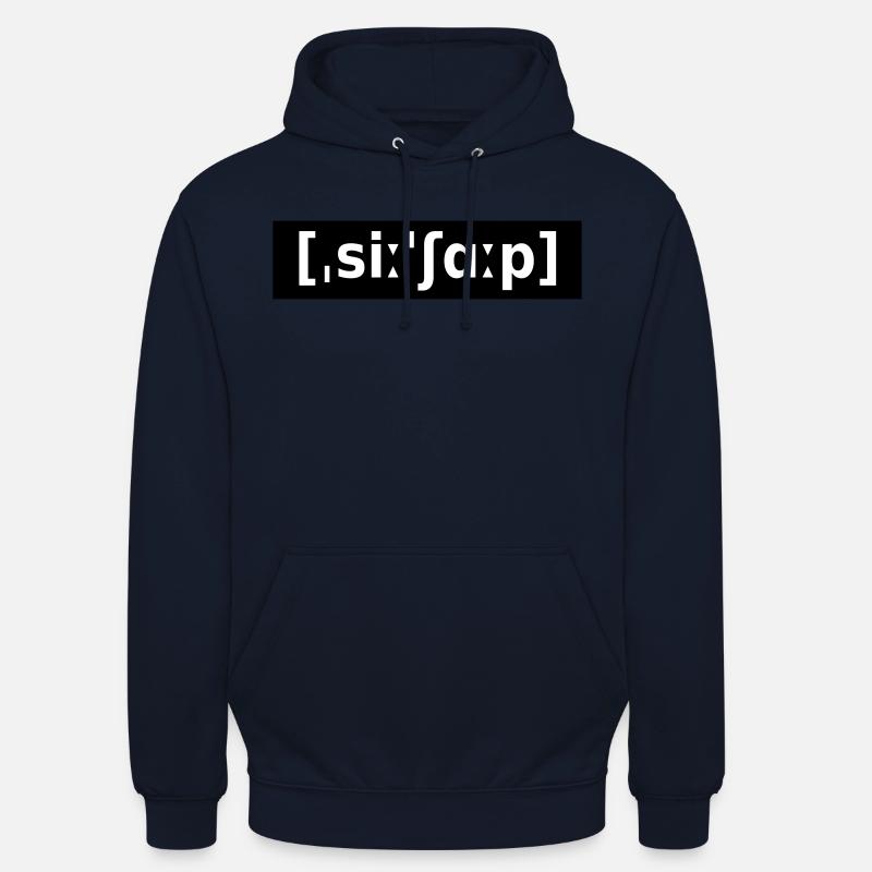 C # - C SHARP - LAUTSCHRIFT - Unisex Hoodie - navy