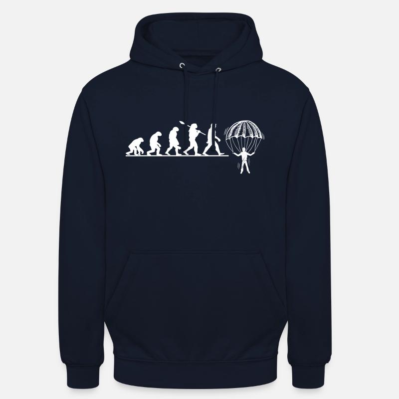 Evolution Parachute - Sweat-shirt à capuche unisexe - marine