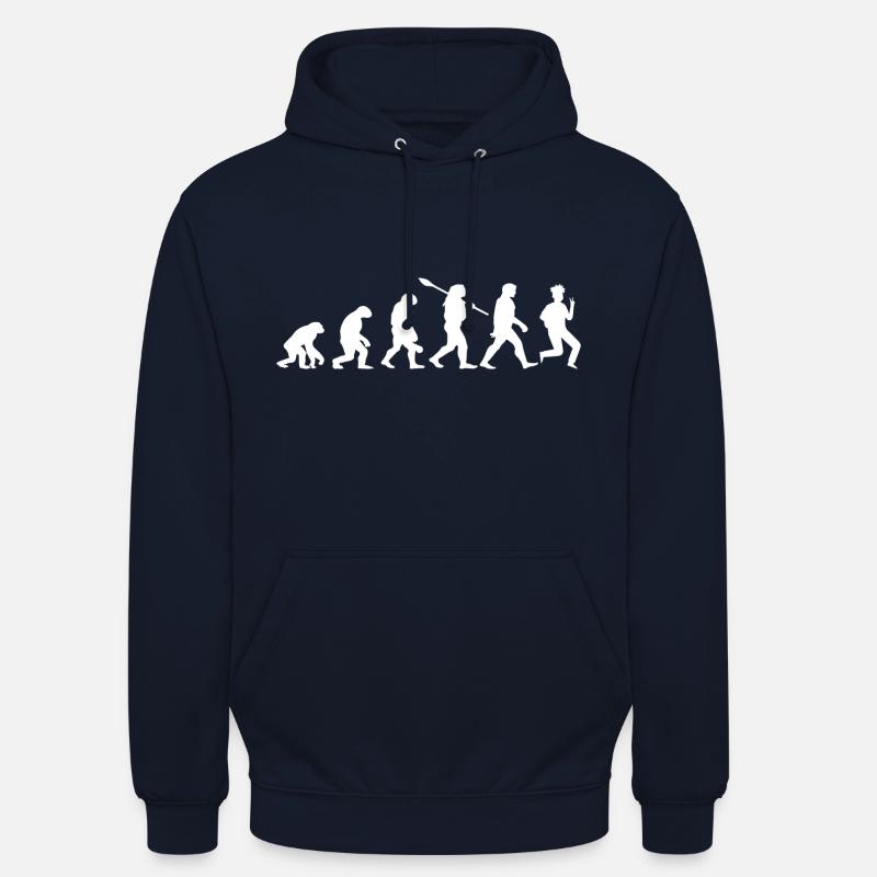 Evolution - Sweat-shirt à capuche unisexe - marine