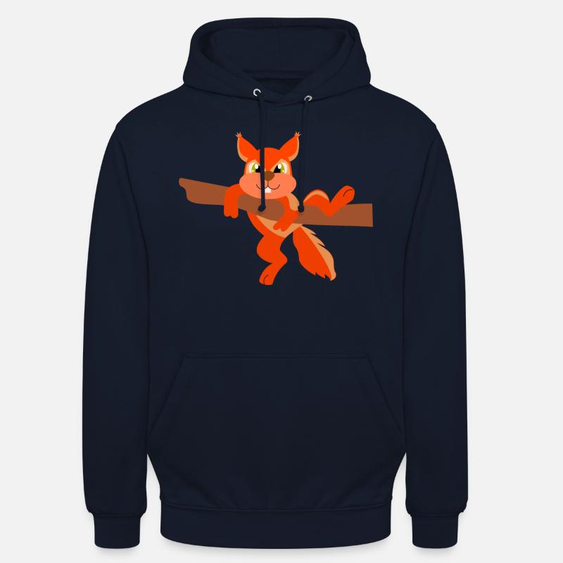 Eichhörnchen - Unisex Hoodie - Navy