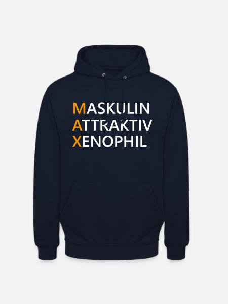 Max Name Geschenk - Unisex Hoodie - Navy