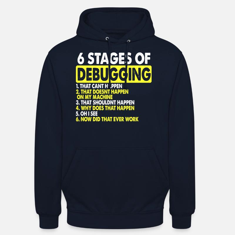 Debugging Informatik - Unisex Hoodie - Navy