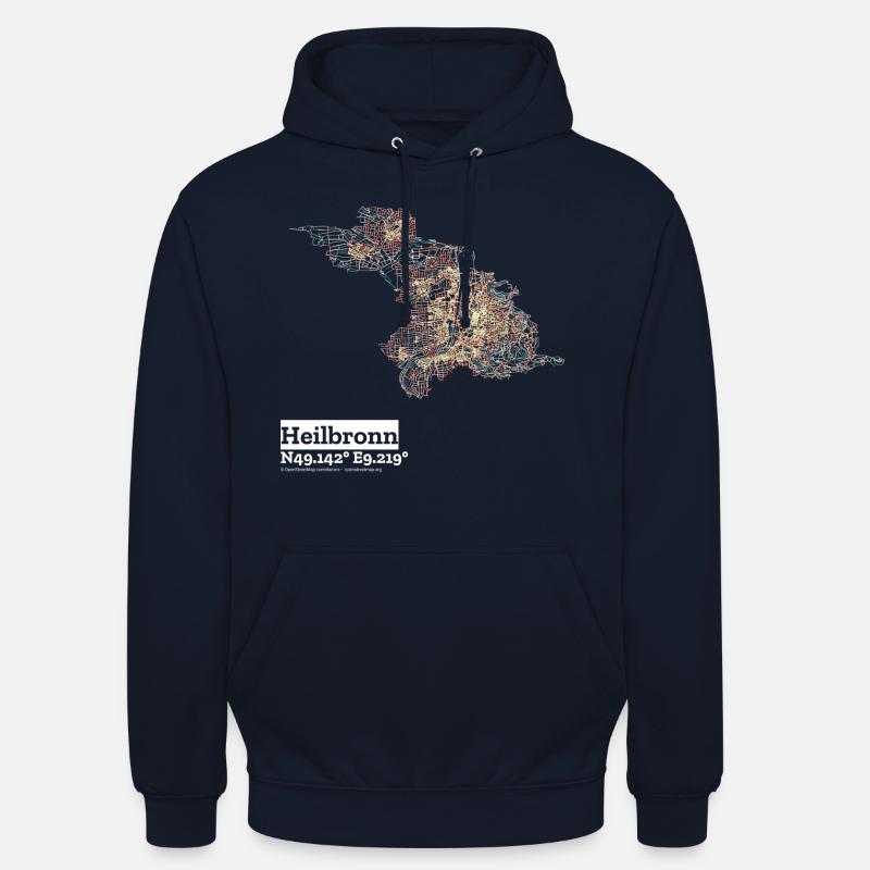 Heilbronn Basic Pastels - Unisex Hoodie - Navy