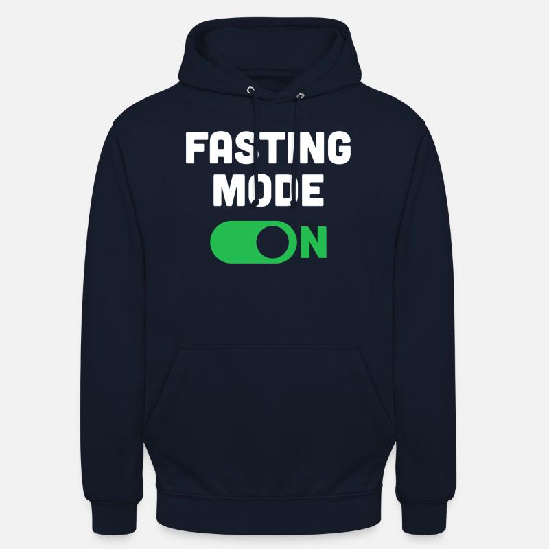 Mode de jeûne activé - Sweat-shirt à capuche unisexe - marine