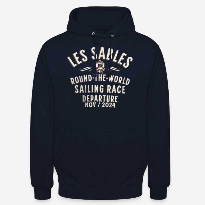 Les Sables vendée sailing race - Sweat-shirt à capuche unisexe - marine