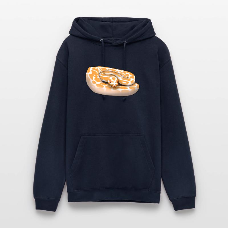 Lavender Albino Ball Python (Python regius) Schla Sweat-shirt à capuche unisexe