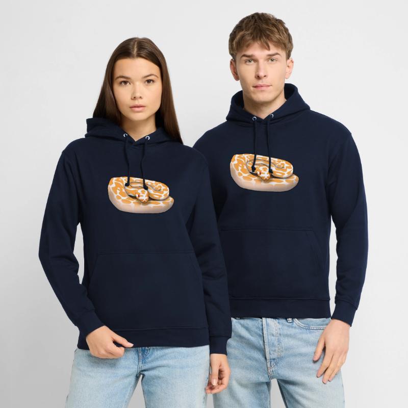 Lavender Albino Ball Python (Python regius) Schla Sweat-shirt à capuche unisexe