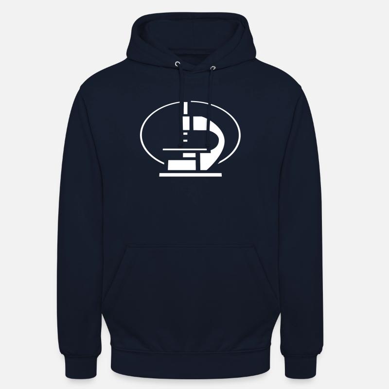 microscope - Sweat-shirt à capuche unisexe - marine