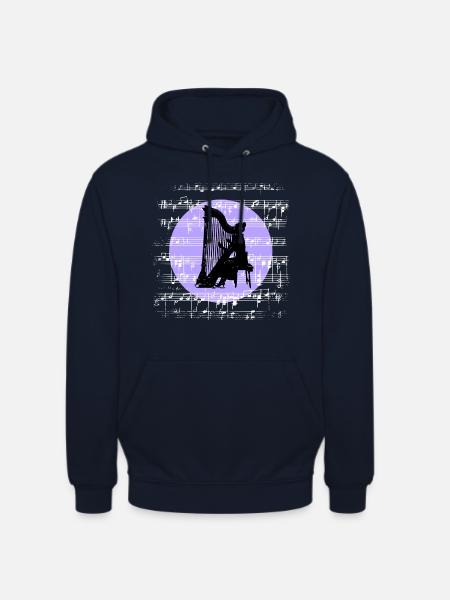 Melodien der Harfe - Unisex Hoodie - Navy